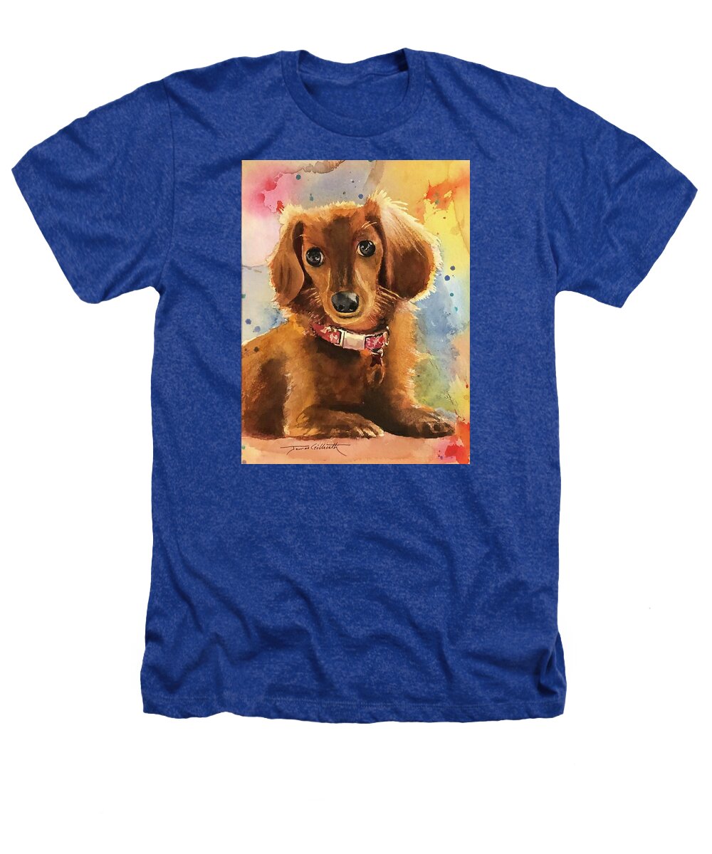Longhair Dachsund - Heathers T-Shirt