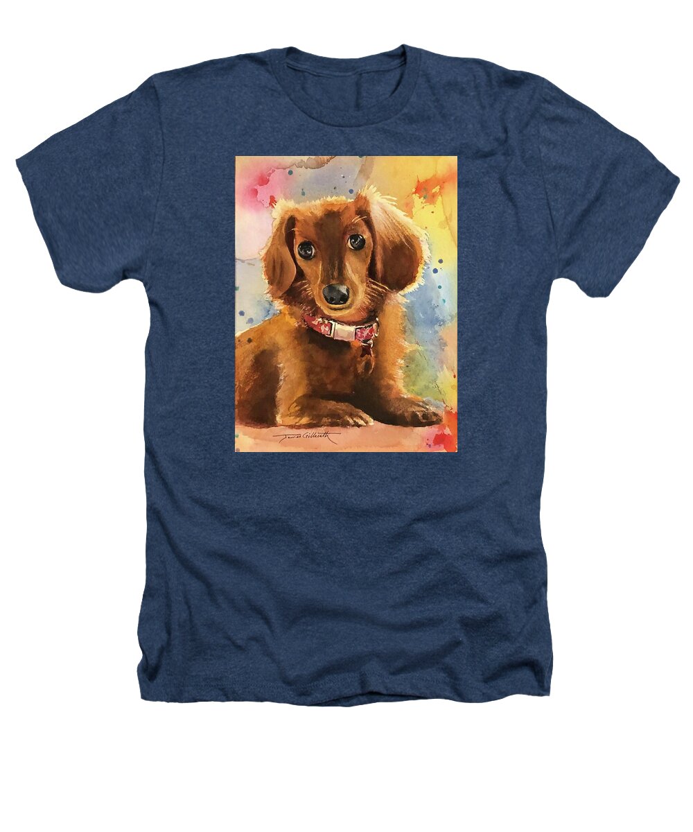 Longhair Dachsund - Heathers T-Shirt