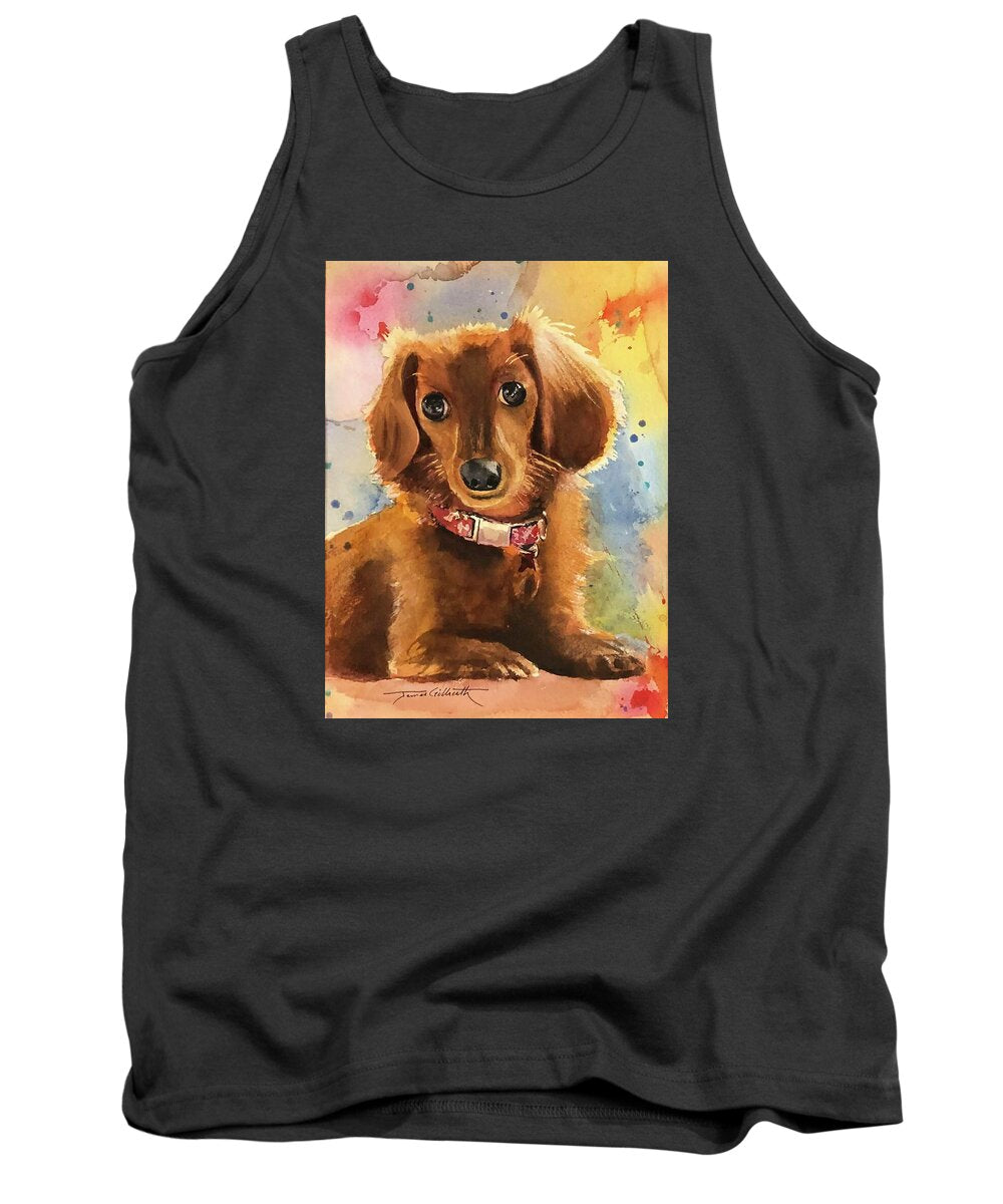 Longhair Dachsund - Tank Top