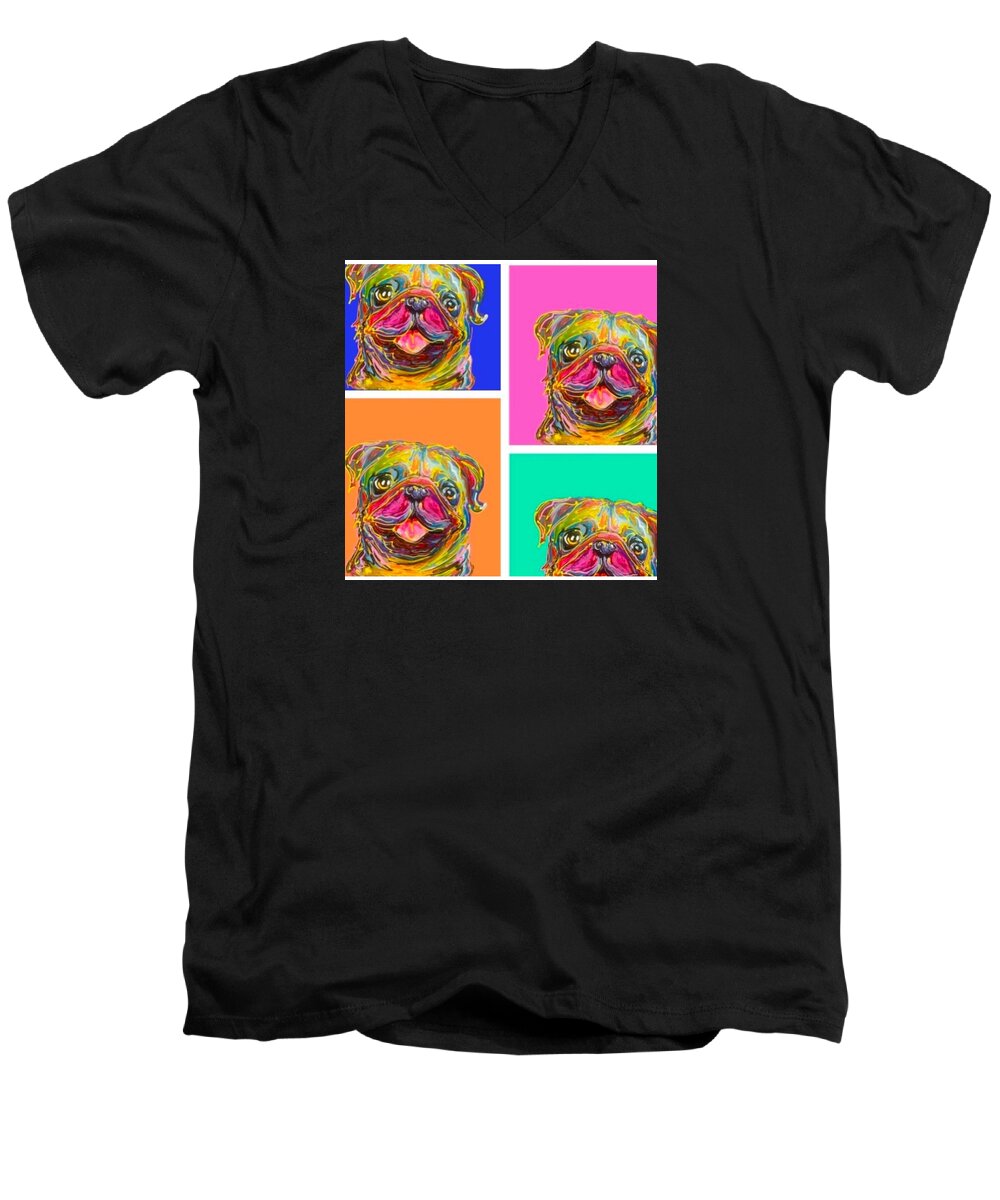 Pup Pop - Men's V-Neck T-Shirt