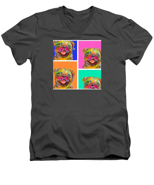 Pup Pop - Men's V-Neck T-Shirt