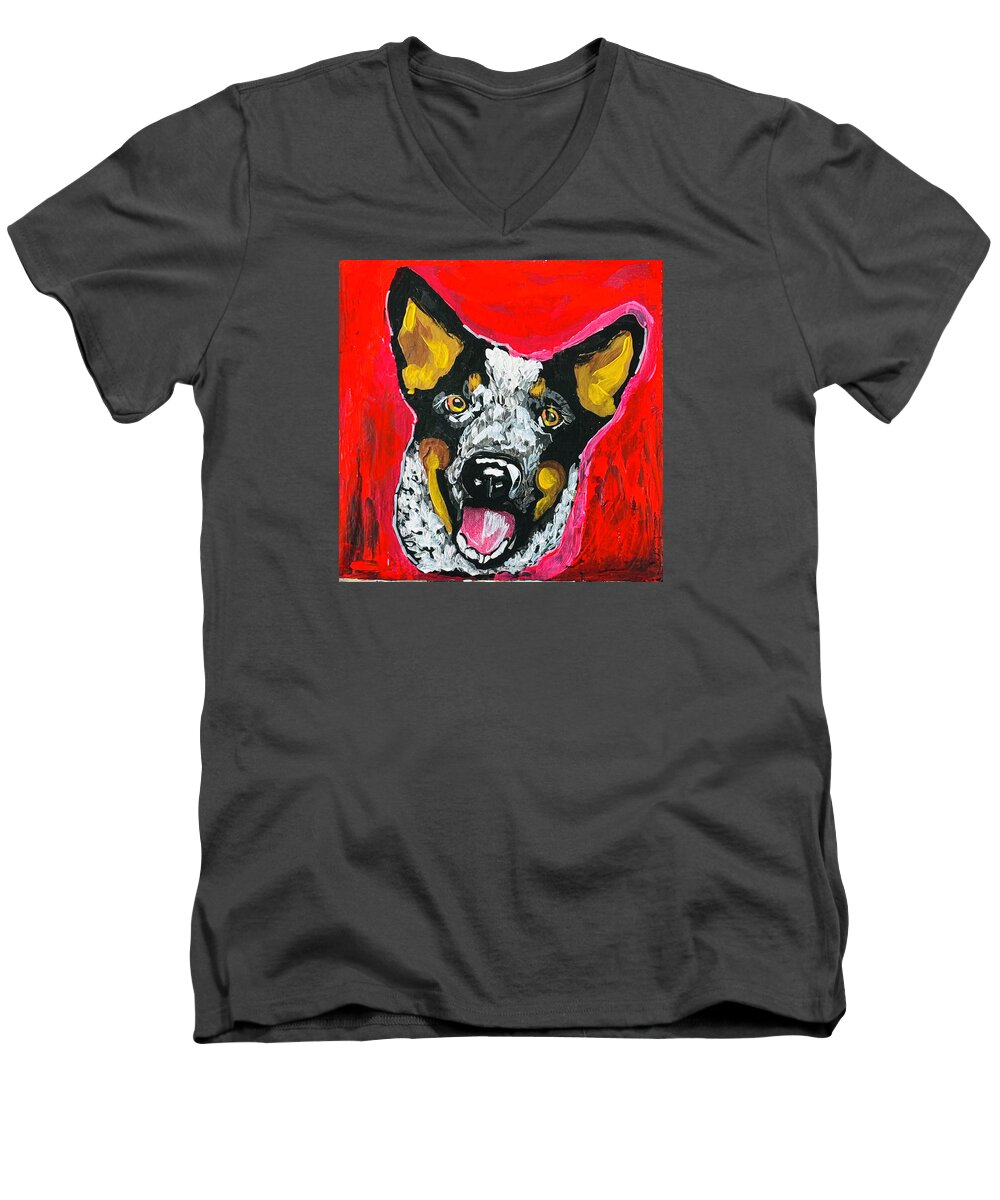 Rowdy - Men's V-Neck T-Shirt