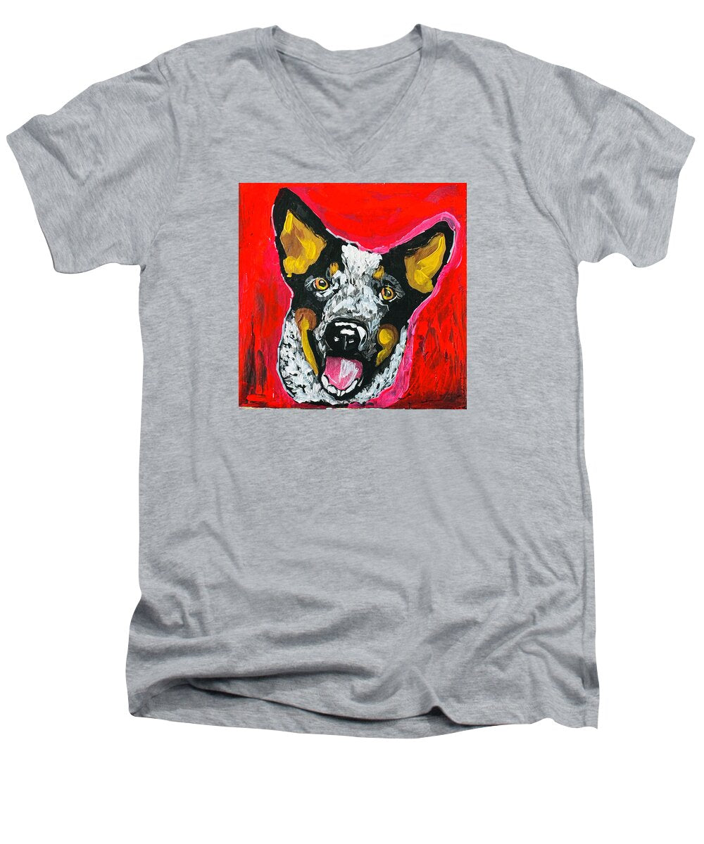 Rowdy - Men's V-Neck T-Shirt