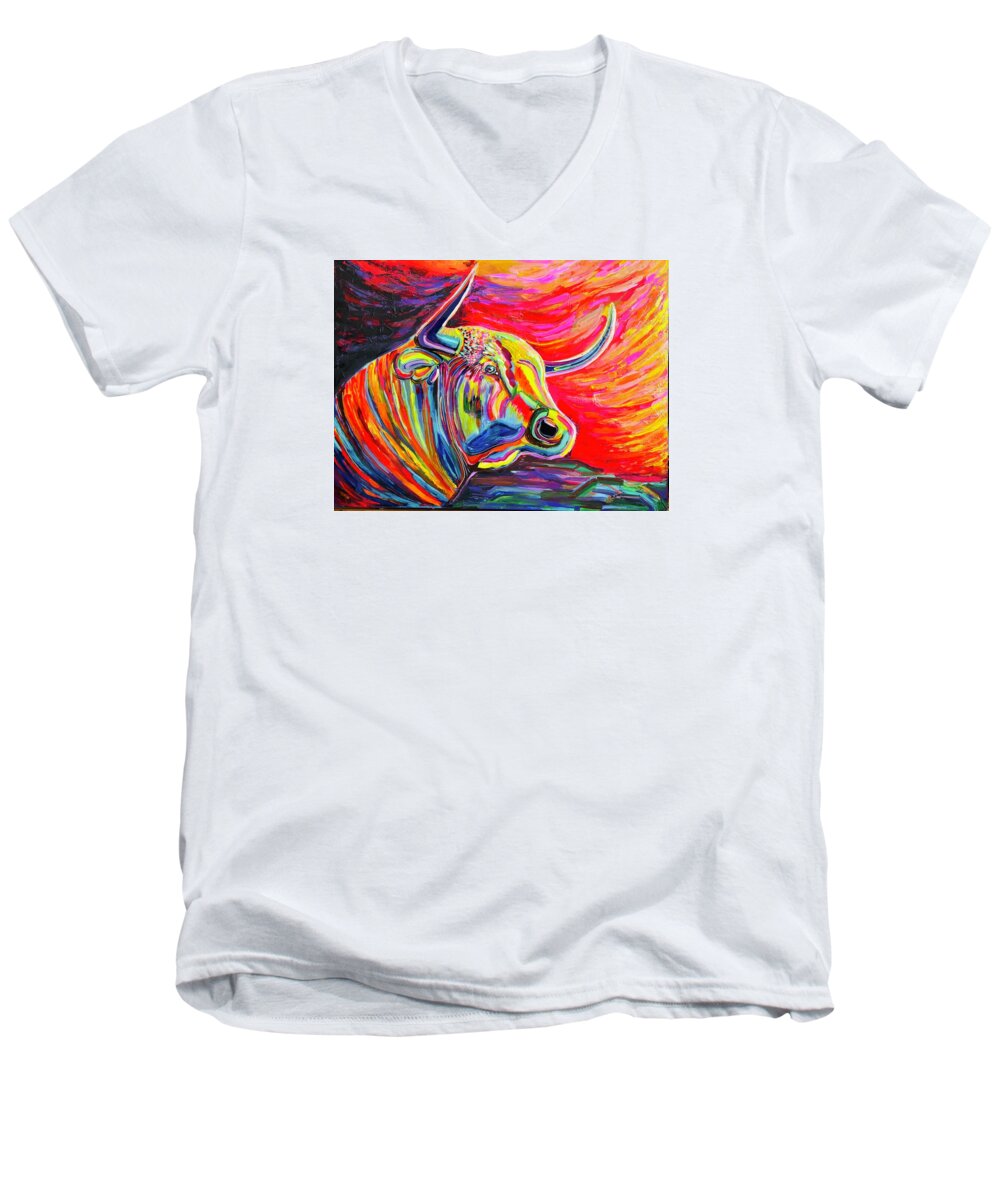 Sir Loin - Men's V-Neck T-Shirt