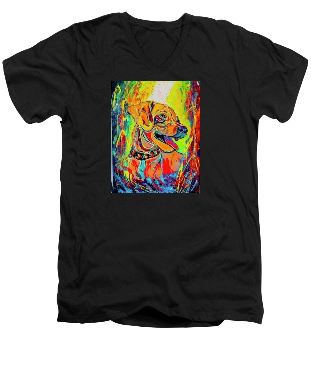 Sunny - Men's V-Neck T-Shirt