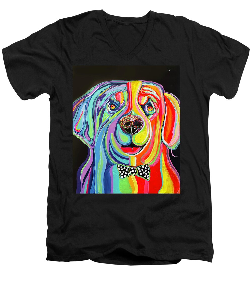Sharpei - Men's V-Neck T-Shirt