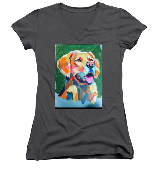 Yellow Lab - Women's V-Neck