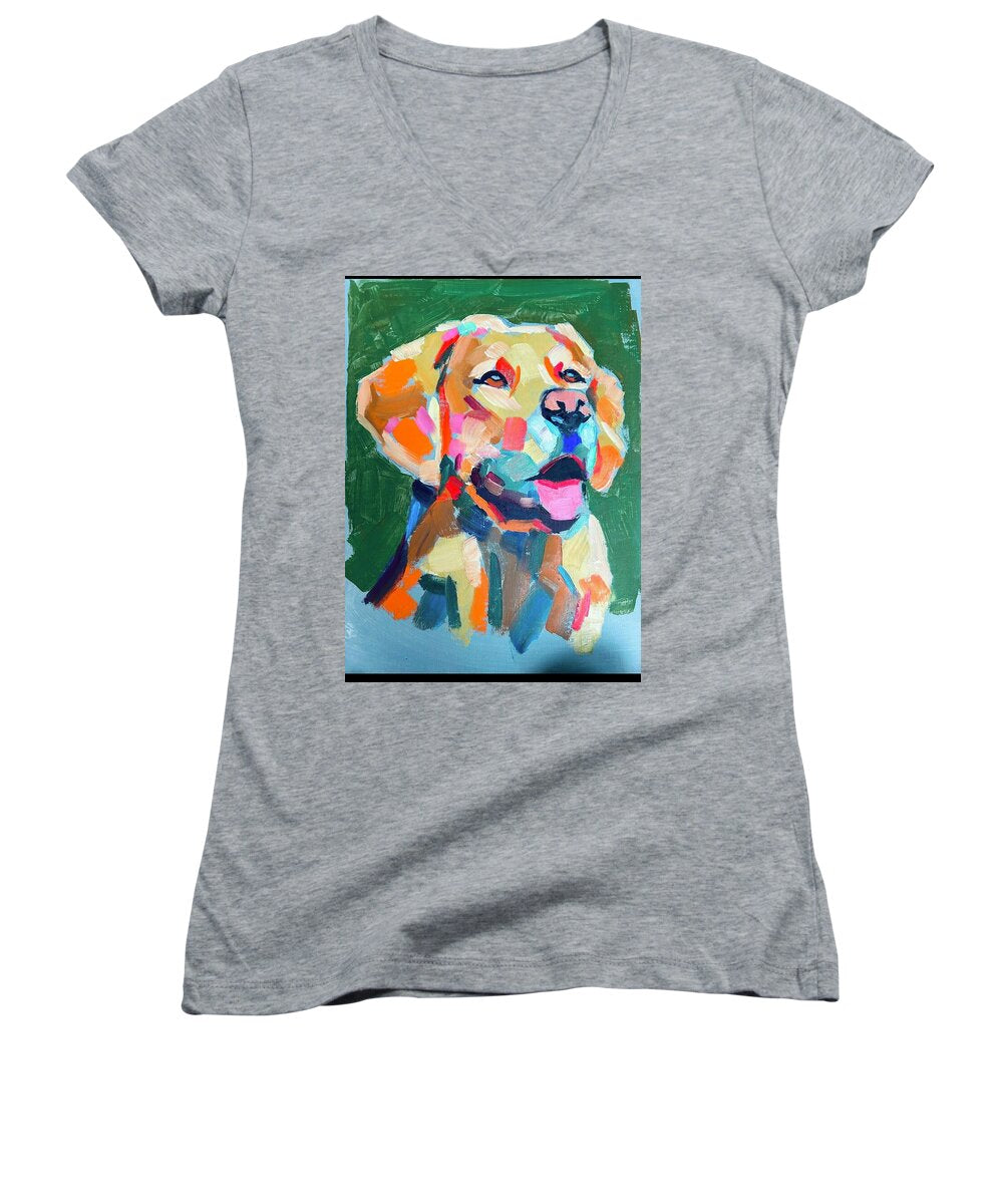 Yellow Lab - Women's V-Neck