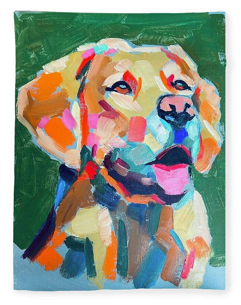 Yellow Lab - Blanket