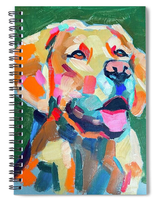 Yellow Lab - Spiral Notebook