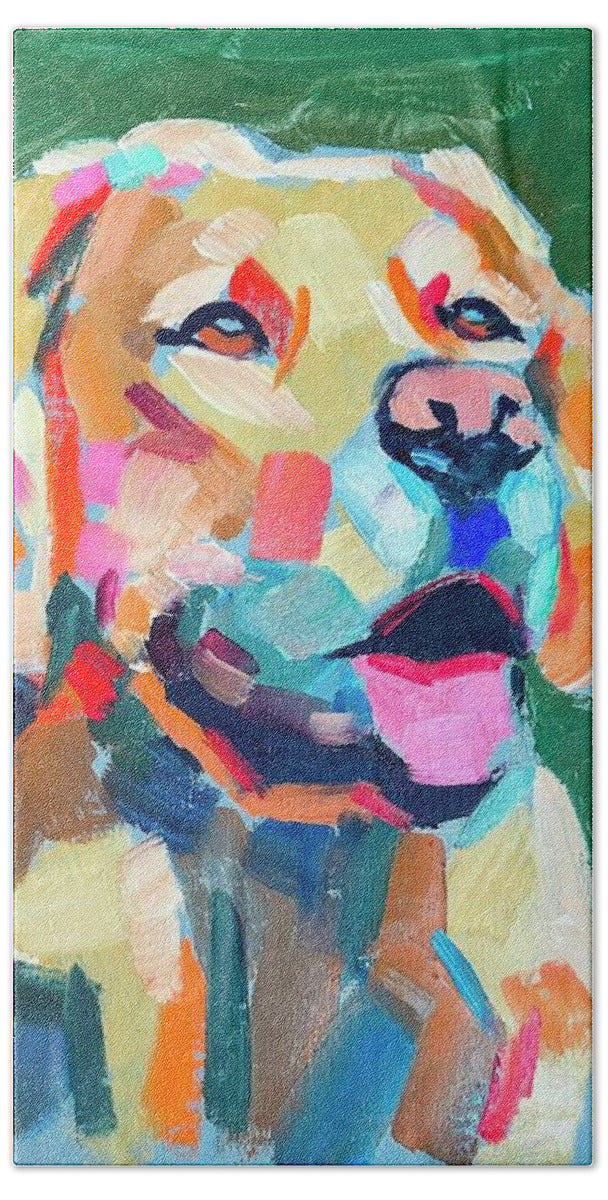 Yellow Lab - Bath Towel