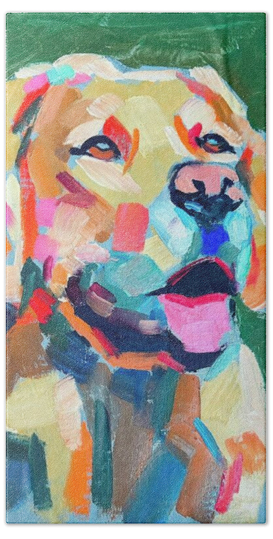 Yellow Lab - Bath Towel